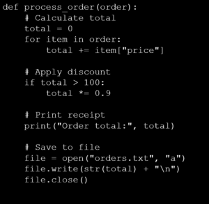 Non SRP Code