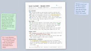 release-notes-feedback Claude